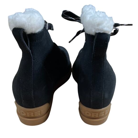 Sorel Evie II Cozy Waterproof Wedge Bootie Back Women's Size 8.5 New Without Box - Picture 4 of 6
